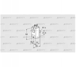 DG 30VC8D-5W (84448250) Датчик-реле давления газа Kromschroder