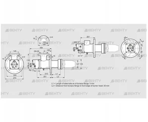 BIC 125HML-0/35-(19)E (84034013) Газовая горелка Kromschroder