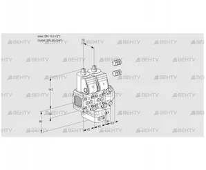 VCD1E15R/20R05FND-25VWR3/PPPP/PPPP (88101565) Регулятор давления Kromschroder