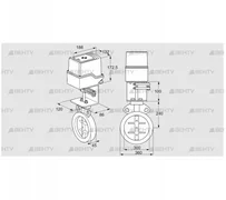 IDR300Z03D100AU/50-30Q20E (88302926) Дроссельная заслонка Kromschroder