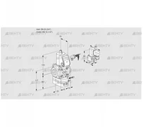 VAG120/15R/NQBE (88034516) Газовый клапан с регулятором соотношения Kromschroder