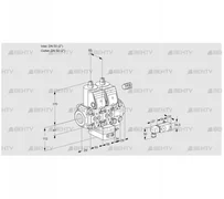 VCV2E50R/50R05NVKVWR/3-PP/4-PP (88107507) Клапан с регулятором соотношения Kromschroder