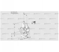 VAH1E20R/20R05HEVWR/PP/PP (88102607) Клапан с регулятором расхода Kromschroder