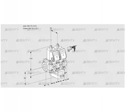 VCG1E15R/15R05NGEWR3/PPPP/PPPP (88101071) Клапан с регулятором соотношения Kromschroder