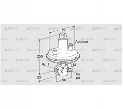 VAR 25R05-1 (86054010) Стабилизатор давления Kromschroder