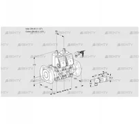 VCS2E40F/40F05NNWR/3--3/4--4 (88104580) Сдвоенный газовый клапан Kromschroder