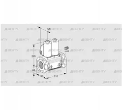 VCS780F05NNKL3B/PPPP/PPPP (88207035) Сдвоенный газовый клапан Kromschroder