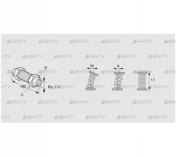 EKO 40RI (03262050) Газовый компенсатор Kromschroder