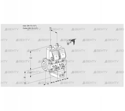 VCG1E15R/15R05NGEWR/MMMM/PPPP (88105241) Клапан с регулятором соотношения Kromschroder