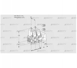 VCS2E40F/40F05FNNVWR3/PPPP/PPPP (88101243) Сдвоенный газовый клапан Kromschroder