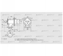 ZIO 200RM-450/435-(22)D (84277152) Газовая горелка Kromschroder