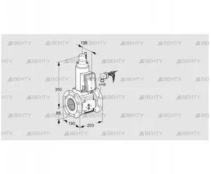 VAS780F05LWB/PP/MM (88203230) Газовый клапан Kromschroder