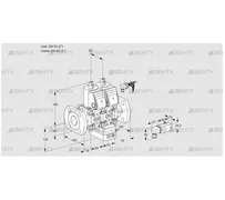 VCV3E50F/50F05NVKWR/2-PP/PPPP (88100954) Клапан с регулятором соотношения Kromschroder