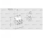 VCS1T15N/15N05NNQL/PPBS/PPPP (88105610) Сдвоенный газовый клапан Kromschroder