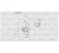 VAD1-/25R/NW-25A (88021288) Газовый клапан с регулятором давления Kromschroder