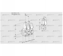 VCS2T40N/40N05NNQSR/PPPP/PPZS (88101002) Сдвоенный газовый клапан Kromschroder