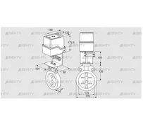 IDR125Z03A100AU/50-30W20TR10 (88303048) Дроссельная заслонка Kromschroder