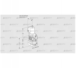 VAG1T-/25N/NKGLAA (88029814) Газовый клапан с регулятором соотношения Kromschroder