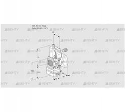 VAD2-/40F/NW-50A (88008941) Газовый клапан с регулятором давления Kromschroder