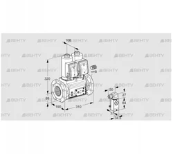 VCS780F05NNWGR3E/P3PP/PPEP (88204934) Сдвоенный газовый клапан Kromschroder