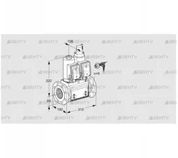 VCS780F05NLKGRB/PPPP/PPPP (88206931) Сдвоенный газовый клапан Kromschroder