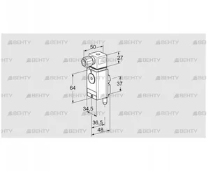 DG 17/60VC4-6W (84448938) Датчик-реле давления газа Kromschroder