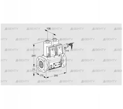 VCS665F05NNWRE/PPPP/MMMM (88203753) Сдвоенный газовый клапан Kromschroder