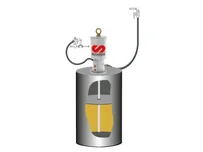 Комплект с насосом для консистентной смазки PumpMaster 6 для бочек 185 кг Samoa