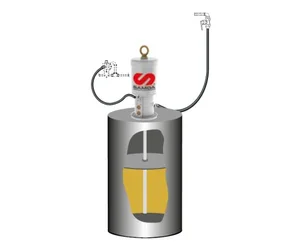 Комплект с насосом для консистентной смазки PumpMaster 6 для бочек 185 кг Samoa