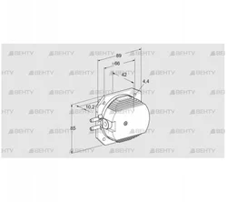 DL 35EG-1 (84444191) Датчик-реле давления воздуха Kromschroder