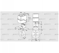 IDR200Z03A100AS/50-60H30E (88303693) Дроссельная заслонка Kromschroder