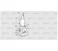 VAS7T80A05LQGLB/PP/MM (88203982) Газовый клапан Kromschroder