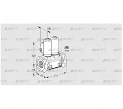 VCS780F05NNKGL3B/PPPP/PPPP (88203811) Сдвоенный газовый клапан Kromschroder