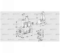 VCS8100F05NLWR3E/P3PP/PPZ- (88204098) Сдвоенный газовый клапан Kromschroder