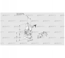 VAD2-/40R/NW-100A (88017931) Газовый клапан с регулятором давления Kromschroder