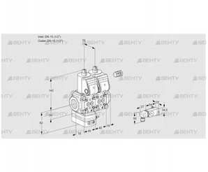 VCD1E15R/15R05D-100NWR/PP2-/PPPP (88105210) Регулятор давления Kromschroder