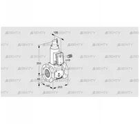 VAS780F05LQ3B/PP/MM (88207354) Газовый клапан Kromschroder