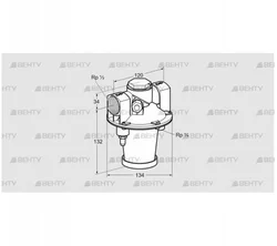 GIK 15R02-5L (03155173) Регулятор соотношения газ/воздух Kromschroder