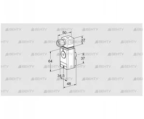 DG 40VC5-6WG (84448832) Датчик-реле давления газа Kromschroder