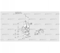 VAG115R/NWBN (88008122) Газовый клапан с регулятором соотношения Kromschroder