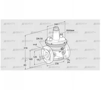 VAR 50F05-1 (86054040) Стабилизатор давления Kromschroder