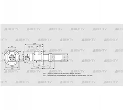 BIC 65/50HBR-200/235-(108)E (84031136) Газовая горелка Kromschroder