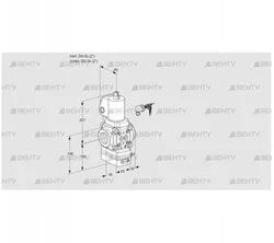 VAV350R/NWSLAK (88031417) Газовый клапан с регулятором соотношения Kromschroder