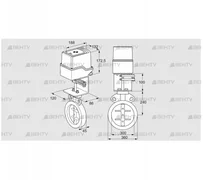 IDR300Z03D100AU/50-30W20TR10 (88303574) Дроссельная заслонка Kromschroder