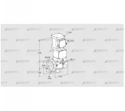 VK 80F10Q6A93D (85311065) Газовый клапан с приводом Kromschroder