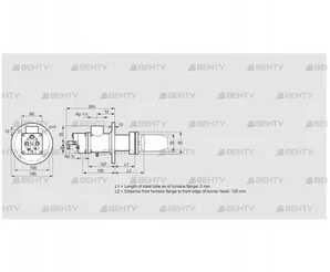 BIC 65HB-0/135-(34)E (84299749) Газовая горелка Kromschroder