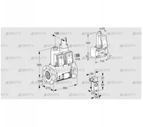 VCS8100F05NLWR3E/PPZ-/P2PP (88204567) Сдвоенный газовый клапан Kromschroder