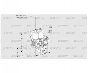 VCD1E15R/15R05FND-100VWL3/MMPP/MMPP (88107209) Регулятор давления Kromschroder