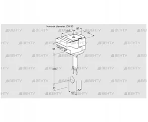 IBH50Z01A/20-30Q3E (88303151) Дроссельная заслонка Kromschroder