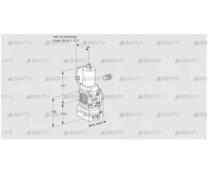 VAD2-/40R/NYGL-100A (88027483) Газовый клапан с регулятором давления Kromschroder